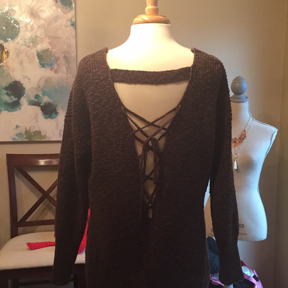 Dark olive green sweater